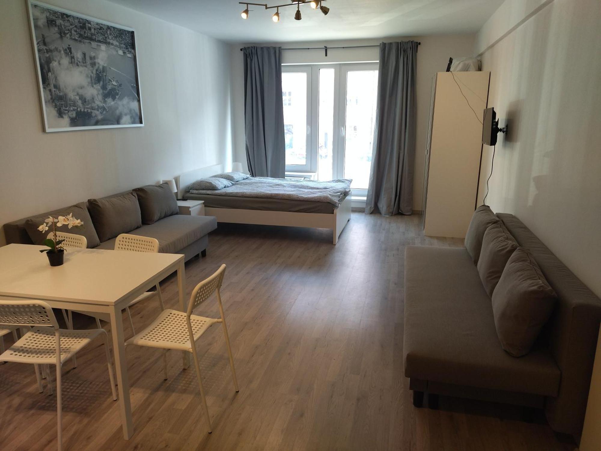Brand New Studio Apartment #24 In Elite Residence With Free Secure Parking In The Center Прага Екстериор снимка