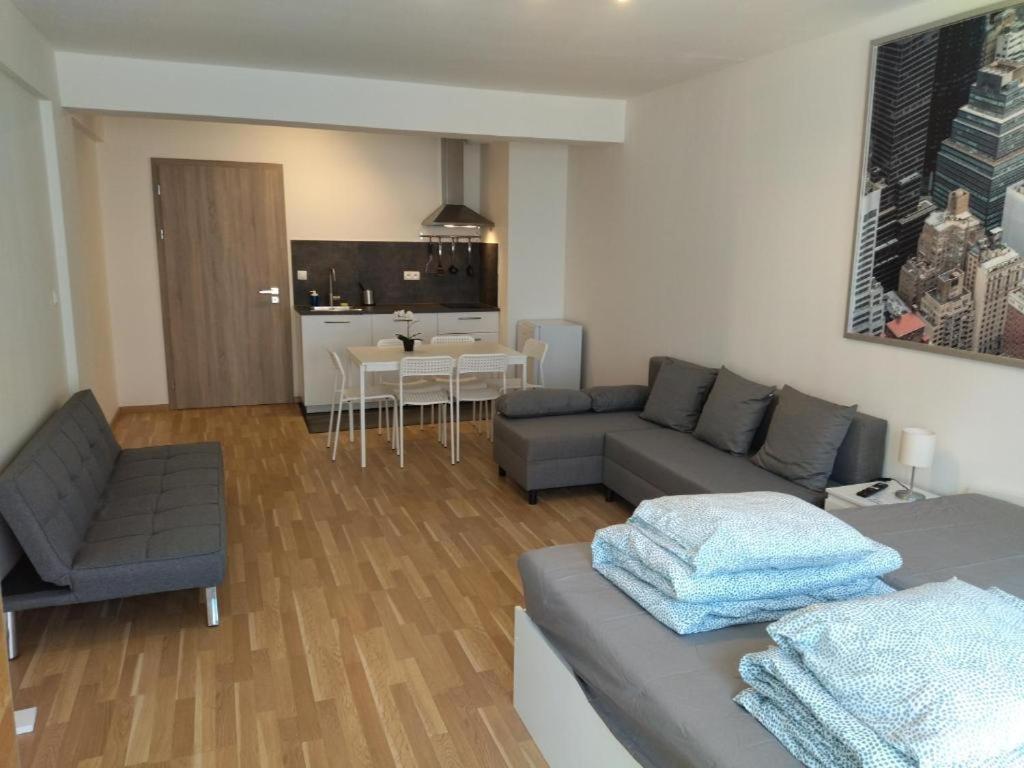 Brand New Studio Apartment #24 In Elite Residence With Free Secure Parking In The Center Прага Екстериор снимка